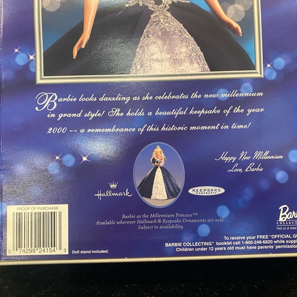 Barbie, special edition millennium princess, 2000 collectible, never opened - Picture 3 of 5